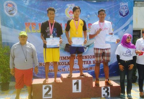 Suryanaga Rebut Juara di Kejurnas Finswimming