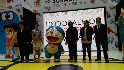 100 Doraemon Kunjungi Surabaya 70 Hari