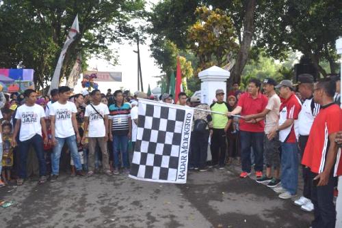 10.000 Warga Gerak Jalan Bersama Pj Bupati Mojokerto