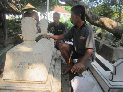 Dimakamkan di Kepatihan Dekat Areal  Pemakaman Keluarga Soekarno