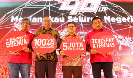 4G Nation Jangkau 100 Kota Indonesia