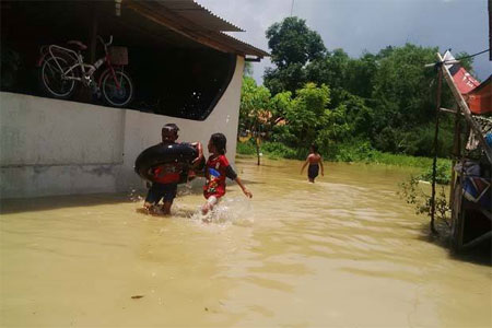 BPBD Sampaikan Peringatan Dini Banjir Sampang