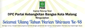 DPC PKB Kota Malang Ucapkan Selamat HUT Bhirawa ke-48