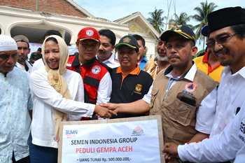 SI Ditunjuk Jadi Penyalur Bantuan Gempa Aceh