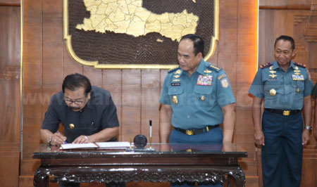 Tingkatkan SDM, Pemprov Teken Kerjasama dengan TNI AL