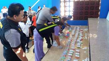 Ratusan Anggota Polres Situbondo Jalani Tes Urine