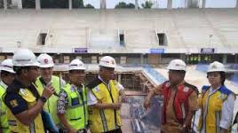 Wapres Tinjau Renovasi Stadion Utama GBK