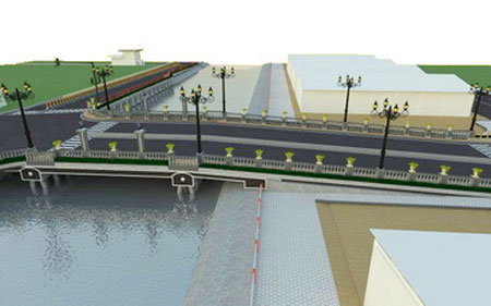 Sempat Terhenti, Pembangunan Jembatan Ratna Mulai Tunjukkan Progres