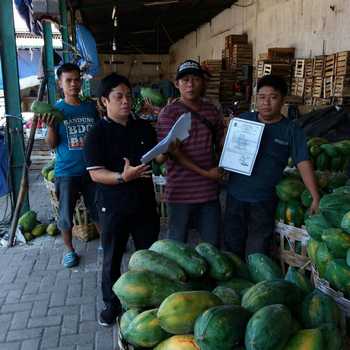 Pedagang Pasar Tanjungsari Tegaskan Punya Izin Operasional