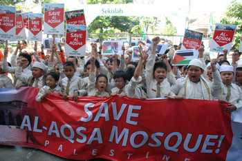 Aksi Solidaritas untuk Negara Palestina dan Masjid Al Aqsha
