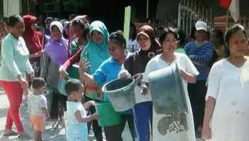 Enam Kampung di Kandangan Surabaya Krisis Air Bersih