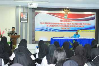 Bupati Lumajang Beri Pembekalan CPNS Formasi Tahun 2017