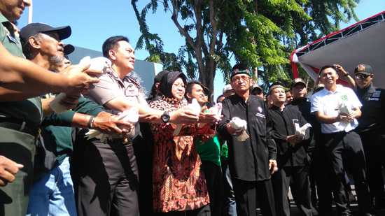 Forpimda Kota Surabaya Jembatani Deklarasi Damai PSHT dan Bonek