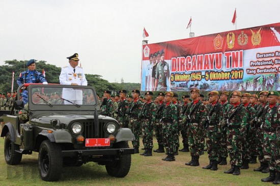 Bupati Malang Jadi Irup HUT TNI Ke-72 di Lapangan Rampal