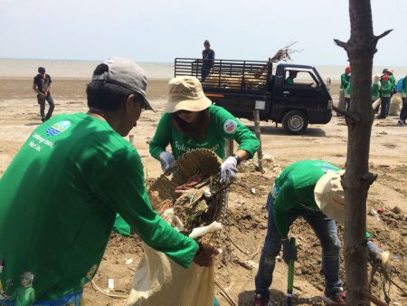 Bersihkan Pantai dan Tanam Ribuan Mangrove di Tuban