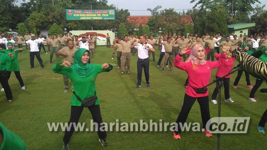 TNI-Polri Gelar Olahraga Bersama Peringati Hari Juang Kartika