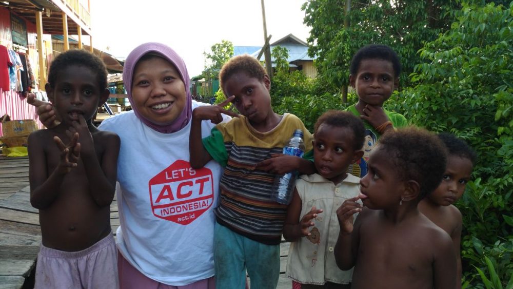 ACT Salurkan Bantuan Pangan Asmat Papua