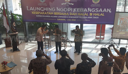 Ikal Lemhannas Jatim Launching Ngopi Kebangsaan