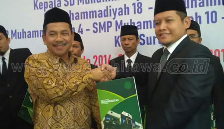 Tujuh Kepala Sekolah Muhammadiyah Dilantik Ketua Umum PDM Surabaya