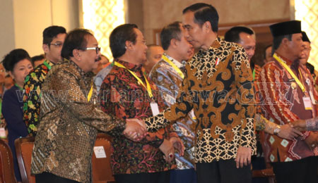 Dibuka Jokowi, Pakde Karwo Hadiri Rakornas Pengendalian Inflasi 2018
