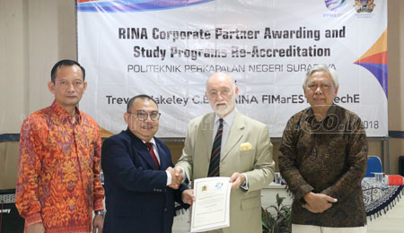 PPNS Mendapat Corporate Partner Membership dari RINA