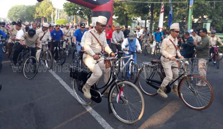HUT TNI ke-73, Kodam V Ajak Masyarakat Fun Bike Bersama