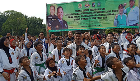 Tarung Drajat Provinsi Jawa Timur Lakukan Latihan Gabungan