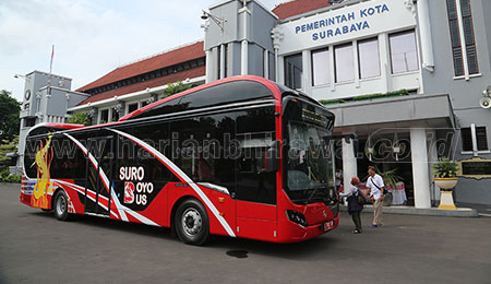 Risma Launching Lagi 10 Suroboyo Bus