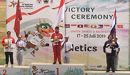 Atlet Binaan Dispora Jatim Raih Emas dan Cetak Rekornas di ASG