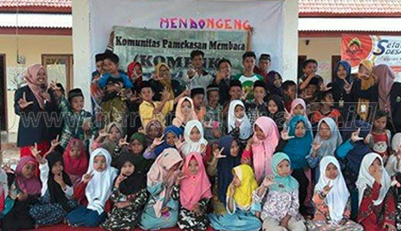 Mahasiswa KPM IAIN Madura Dukung Gerakan Literasi