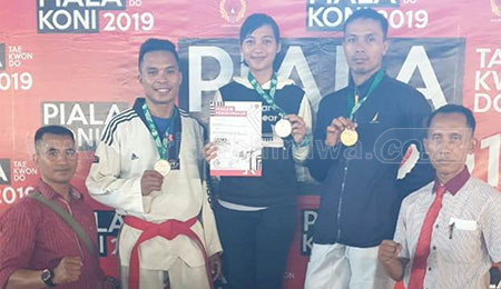 Atlet Taekwondo Koarmada II Peroleh Empat Medali KONI