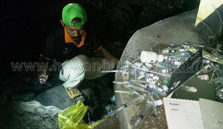 Sampah Medis Dibuang di Jalur Pantura