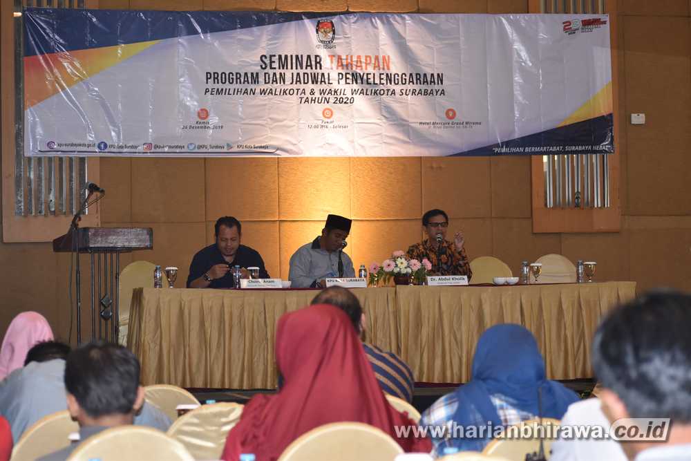 Seminar Tahapan Penyelenggaraan Pilkada Surabaya