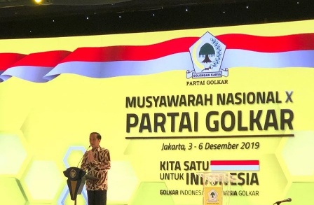 Presiden Jokowi Apresiasi Sejuknya Munas Golkar