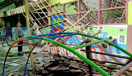 Tujuh Sekolah di Kabupaten Probolinggo Terdampak Bencana