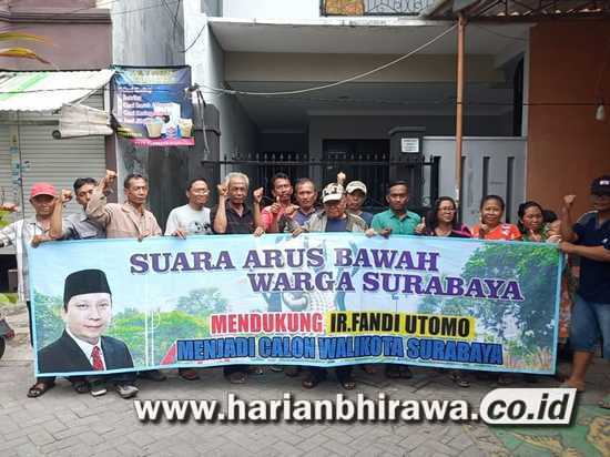 Masyarakat Arus Bawah Desak Fandi Utomo Jadi Wali Kota Surabaya