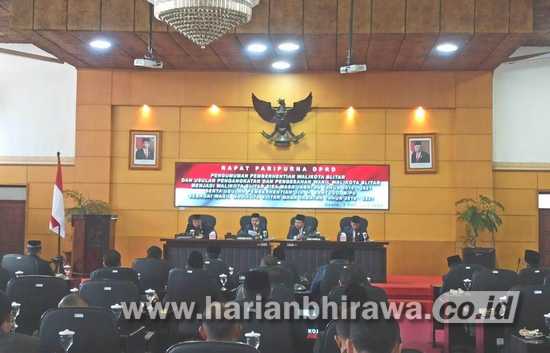 DPRD Kota Blitar Usulkan Santoso Jadi Wali Kota Definitif Periode 2016-2021