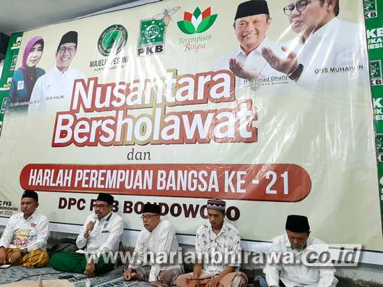 DPC PKB Bondowoso Gelar Nusantara Bersolawat