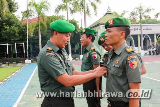 9-bas Sejumlah Perwira Staf dan Danramil Dilingkup Kodim Bojonegoro di Rotasi Jabatan