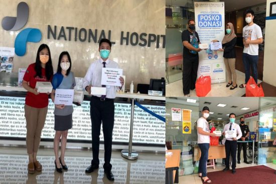 Love For Indonesia Berbagi Bersama Paramedis Rumah Sakit di Surabaya