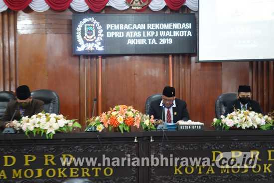 Dewan Rekomendasikan LKPj Wali Kota Mojokerto Akhir TA 2019
