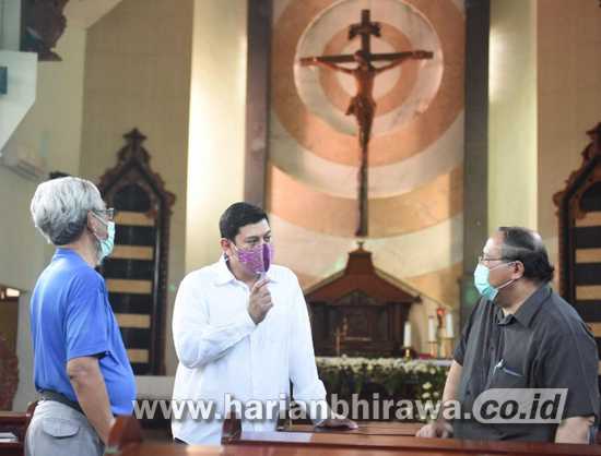 Wali Kota Kediri Cek Kesiapan Gereja Menggelar Ibadah di Era New Normal