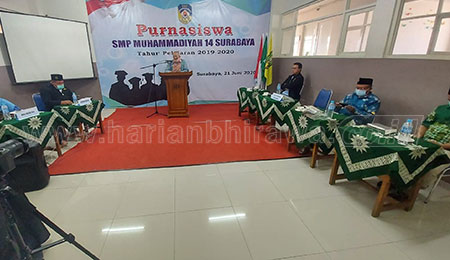 Wisuda Purna Siswa SMP Muhammadiyah 14 Surabaya TA 2019/2020