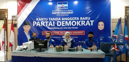 Demokrat Surabaya Launching KTA Jenis Radio Frequency Identification