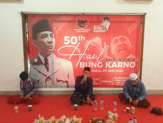 Haul Ke-50 Bung Karno, PDIP Surabaya Gelar Doa Lintas Agama
