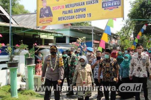 Bupati Jombang Launching Kampung Tangguh Semeru Desa Podoroto