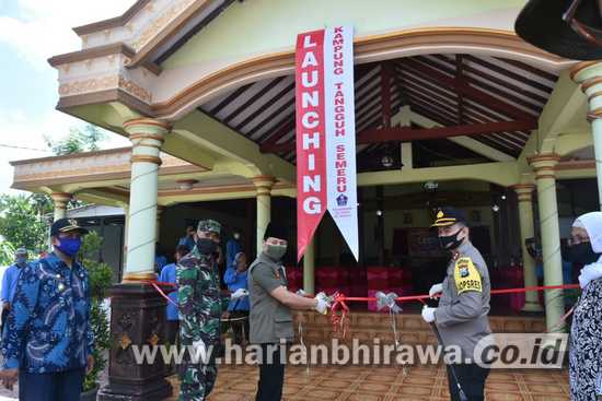 Kabupaten Trenggalek Launching Kampung Tangguh Semeru di Desa Karanganom