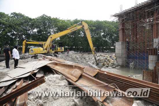 Pemerintah Kota Surabaya Kebut Pembangunan Rumah Pompa Petekan
