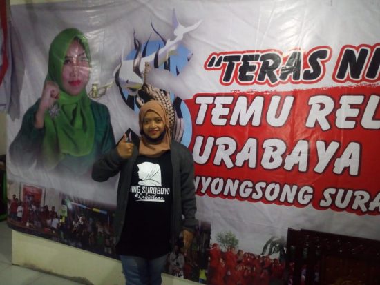 Running Pilkada Surabaya, Ning Lia: Sekali Layar Terkembang, Pantang Mundur
