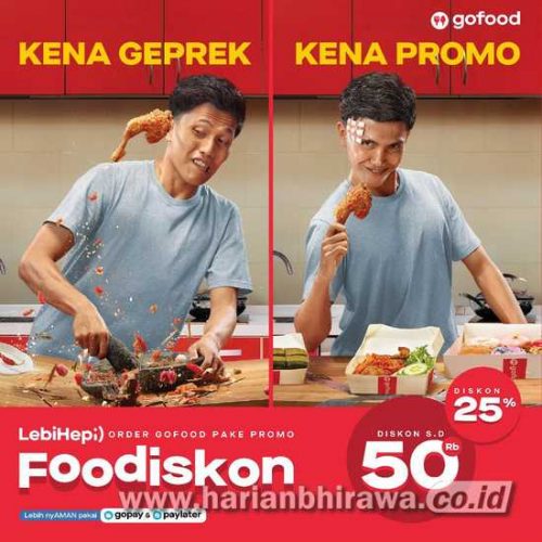 Promo Foodiskon GoFood Manjakan Pecinta Kuliner di Kota Surabaya
